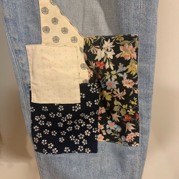 Citizens of Humanity Patchwork Emerson Crop Jeans - Picture 4 of 8